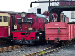 
WHR Garrett No 138, Porthmadoc Station, April 2013